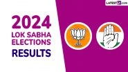 Lok Sabha Election Results 2024: NDA Leading on 18 Seats in Karnataka; Rape Accused Prajwal Revvana Trailing with Almost 36,000 Votes