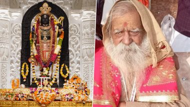 Acharya Laxmikant Dixit Passes Away: Chief Priest of Ram Temple Consecration Ceremony Dies in Varanasi (Watch Video)