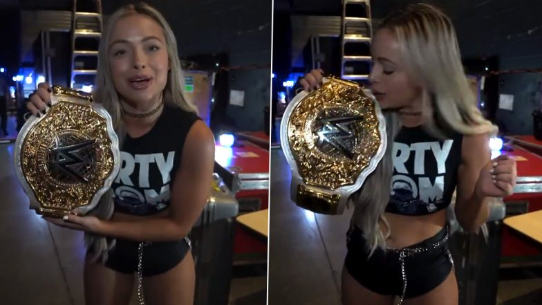 Hawk Tuah Meme Catches Liv Morgan’s Attention! WWE Champion Recreates Hailey Welch’s Viral ‘Hawk Tuah Spit on That Thang’ Catchphrase in Viral Video