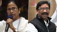 Mamata Banerjee Dials Hemant Soren: West Bengal CM Claims Jharkhand Waters Causing Flood-Like Situation in Bengal, Urges Soren To Look Into Matter