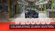 Mahindra XUV700 SUV Surpasses 2 Lakh Unit Production Mark; Celebrates With Two New Colours