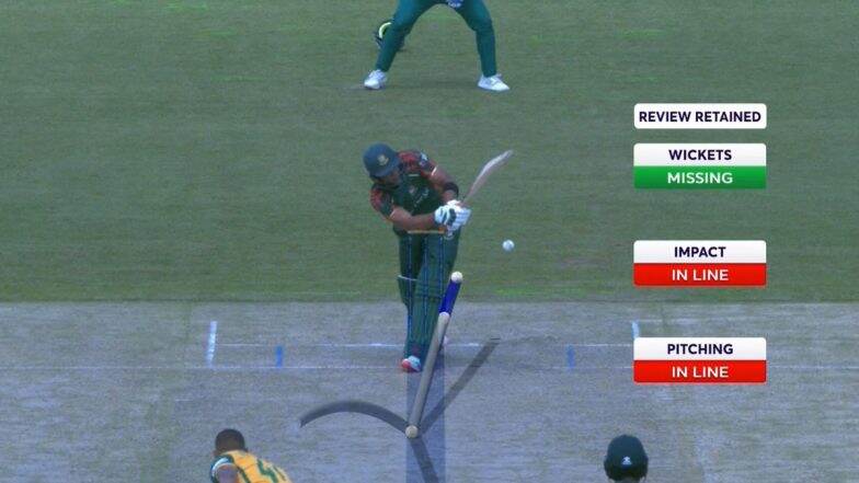 Fans Question LBW Rule As Law Denied Bangladesh Four Runs After DRS Adjudges Mahmudullah Not Out During SA vs BAN T20 World Cup 2024