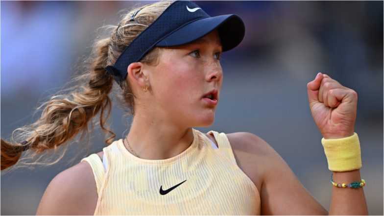 French Open 2024: Mirra Andreeva Stuns Aryna Sabalenka To Reach Maiden Grand Slam Semifinal, Becomes Youngest Semifinalist at Roland Garros Since 1997