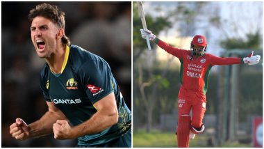 OMA 29/3 in 6 Overs | Australia vs Oman Live Score Updates of ICC T20 World Cup 2024: Marcus Stoinis Dismisses Aqib Ilyas