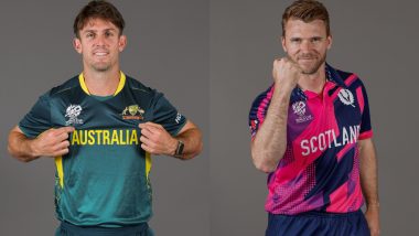 AUS Win By Five Wickets | Australia vs Scotland Highlights of ICC T20 World Cup 2024: Australia Beat Scotland, England Qualify for Super Eight