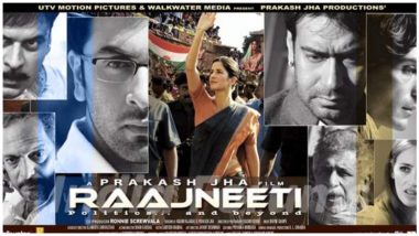 ‘Raajneeti’ Completes 14 Years on Lok Sabha Elections 2024 Counting Day; Here’s Where You Can Watch Ranbir Kapoor, Katrina Kaif and Ajay Devgn’s Movie Online