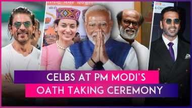 Shah Rukh Khan, Akshay Kumar, Kangana Ranaut, Rajinikanth & Others Attend PM Narendra Modi's Swearing-In Ceremony