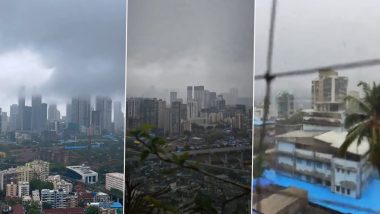 Mumbai Rains Videos and Pictures Take Over X! Netizens Flood Social Media With Stunning Photos and Captivating Videos of Rainfall (View Posts)