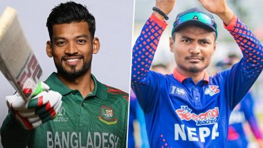 BAN Win by 21 Runs | Bangladesh vs Nepal Highlights of ICC T20 World Cup 2024: Tanzim Hasan Sakib, Mustafizur Rahman Help the Tigers Qualify for Super Eight Stage