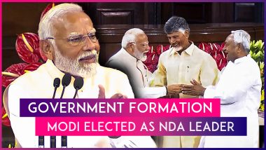 NDA Meeting: Narendra Modi Elected As Leader Of NDA Parliamentary Party Ahead Of Oath-Taking, Allies Shower Praise