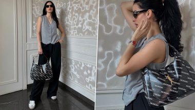 Natasa Stankovic Oozes Boss Babe Vibes in Chic Grey Vest-Style Top Paired With Stylish Black Pants, See Stunning Pictures