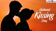 National Kissing Day 2024 Images and Quotes: Romantic Messages, Wishes and Greetings To Share and Express Your Love and Affection