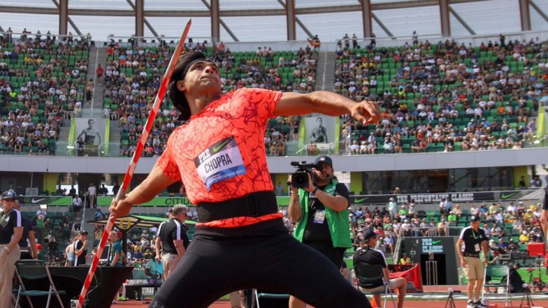 Neeraj Chopra 85.97m Throw Video: Watch India’s Star Javelin Thrower’s Effort That Helped Him Win Gold Medal in Paavo Nurmi Games 2024