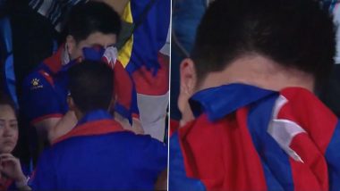 Nepal Fan Spotted Crying in the Stands After Rohit Paudel and Co Lose to South Africa by Just One Run in ICC T20 World Cup 2024