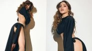 Nikki Tamboli Stuns in Sultry Black Backless Top and Wrap-Around Skirt; Actress&rsquo; Racy Photoshoot Sets Internet Ablaze (View Pics)