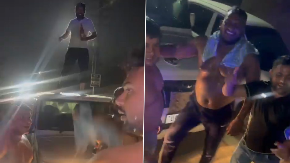 Noida: Half-Naked Men Create Nuisance in Middle of Road While Drinking  Alcohol in Public, Police Register Case After Video Surfaces | 📰 LatestLY