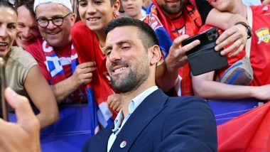 Novak Djokovic Spotted Watching Denmark vs Serbia UEFA Euro 2024 Match at Allianz Arena, Pic Goes Viral