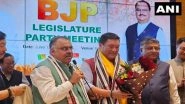 Arunachal Pradesh New CM: Pema Khandu Elected Leader of BJP Legislature Party, to Take Oath as State Chief Minister for Another Term (See Pics and Video)