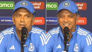 Rahul Dravid Praises Himself, Says 'Well Done Rahul' For Using Urdu Word 'Nazarandaaz' During Press Conference Ahead of IND  vs IRE ICC T20 World Cup 2024 Match (Watch Video)