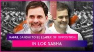 Rahul Gandhi Named Leader of Opposition in Lok Sabha After INDIA Bloc Meeting