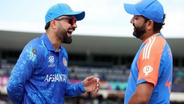 'Bambai Se Aaya Mera Dost' Rashid Khan Shares Instagram Post Featuring Rohit Sharma As India and Afghanistan Qualify for T20 World Cup 2024 Semi-Finals