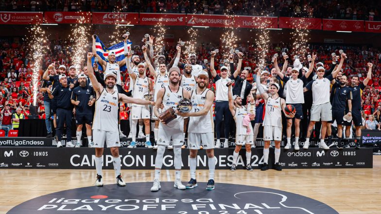 Real Madrid Baloncesto Defeats UCAM Murcia to Win Liga ACB 2023–24 Title, Secures 37th League Championship