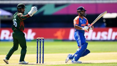 India Beat Bangladesh by 60 Runs in ICC T20 World Cup 2024 Practice Match; Rishabh Pant, Hardik Pandya, Shivam Dube Shine as Men in Blue Warm Up With Win