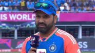 Captain Rohit Sharma Forgets Teammate’s Name at Toss Who Missed Out From India’s Playing XI for T20 World Cup 2024 Match vs Ireland, Video Goes Viral