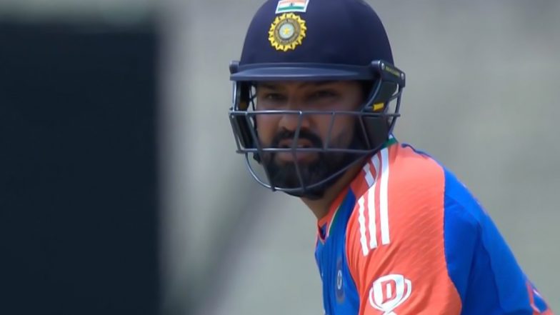 Rohit Sharma Wins Man of the Match Award in India vs Australia ICC T20 World Cup 2024 Super 8 Match