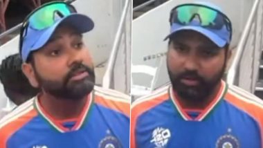 Rohit Sharma Reveals 'Situation' Forced Him to Announce His Retirment From T20Is Following India's ICC T20 World Cup 2024 Victory (Watch Video)