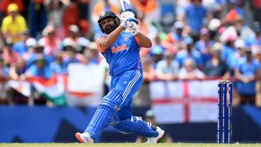 ICC T20 World Cup 2024: A Look at Records Broken by India Captain Rohit Sharma Against Australia in Super 8 Clash