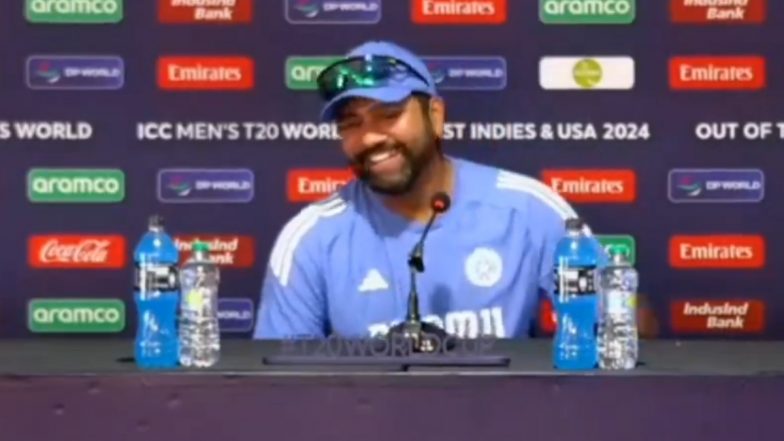 ‘No More Australian Cricket Team in This Competition’ Rohit Sharma Gives Hilarious Response When Asked About Takeaway From T20 World Cup 2024 Win Against Aussies (Watch Video)