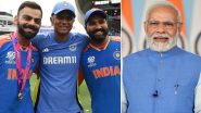 PM Narendra Modi Shares Congratulatory Messages For Virat Kohli, Rohit Sharma and Rahul Dravid As He Speaks to Them Following India's ICC T20 World Cup 2024 Title Victory (Watch Video)