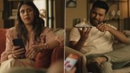 Rohit Sharma and Ritika Sajdeh&rsquo;s Ad for Online Delivery of Home Essentials Triggers Meme-Fest on Social Media, See Some Funny Reactions From Fans!