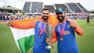 Rohit Sharma and Virat Kohli Stick Together Even While Announcing Retirement As They Bid Farewell to T20Is Following ICC T20 World Cup 2024 Victory