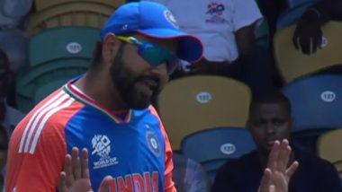 Rohit Sharma Comes Up With a Hilarious Reaction As Rishabh Pant Takes a Catch During IND vs AFG ICC T20 World Cup 2024 Super 8 Match (Watch Video)