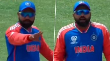 Stump Mic Catches Rohit Sharma Saying ‘Khelne De Na Yaar, Abhi Abhi Aaya Hai’ During IND vs BAN T20 World Cup 2024 Super 8 Match, Video Goes Viral