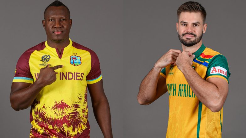 Rain Stops Play | South Africa vs West Indies Live Score Updates of ICC T20 World Cup 2024 Super 8: SA 15/2 in 2 Overs (Target 136)