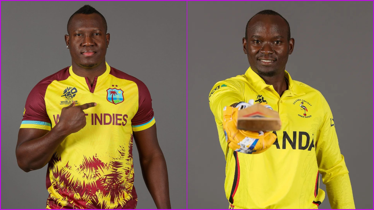 WI Win by 134 Runs | West Indies vs Uganda Highlights of ICC T20 World Cup 2024: Akeal Hosein, Johnson Charles, Andre Russell Help Windies Register a Comprehensive Win | 🏏 LatestLY