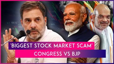 PM Narendra Modi, Amit Shah 'Directly Involved' In 'Biggest Stock Market Scam', Says Rahul Gandhi; BJP Hits Back