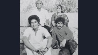 Sachin Tendulkar Pens Heartfelt Note for Late Father Ramesh Tendulkar on Father's Day 2024, Shares Throwback Family Photo (See Post)