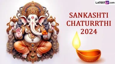 Sankashti Chaturthi 2024 Wishes and HD Images: Share Krishnapingala Sankashti Chaturthi Messages, Greetings and Wallpapers To Celebrate the Auspicious Day