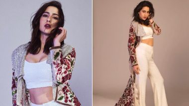 Sara Ali Khan Steals the Spotlight in a Dazzling Shimmery Ensemble, Nails the Glam Vibes for a Photoshoot (View Pics)