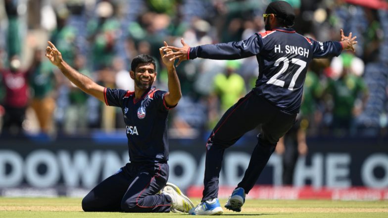 USA Beat Pakistan in Super Over: Watch Saurabh Netravalkar Guide ICC T20 World Cup 2024 Co-Hosts to Historic Victory Over Former Champions (See Video)