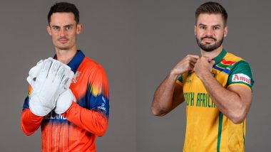 SA Win By Four Wickets | Netherlands vs South Africa Highlights of ICC T20 World Cup 2024: David Miller, Bowlers Help Proteas Clinch Victory in Low-Scoring Contest