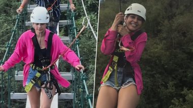 Shehnaaz Gill Shows Her Adventurous Side, Enjoys Zip-Lining During Fun-Filled Vacation (Watch Video)