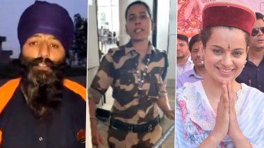 Kangana Ranaut Slapping Incident: Sher Singh Mahiwal, Brother of Suspended CISF Constable Kulvinder Kaur, Says He Stands by What His Sister Did (Watch Video)