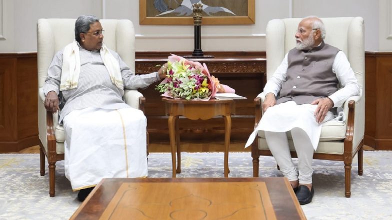 Karnataka CM Siddaramaiah Meets PM Narendra Modi, Seeks Special Attention for State in Upcoming Budget