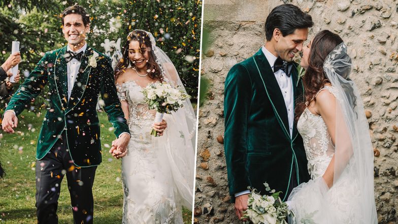 Vijay Mallya’s Son Siddharth Mallya and Wife Jasmine Set Couple Fashion Goals at Their Fairytale Wedding in England (View Pictures)