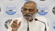 'Will Shave Off My Head If Modi Becomes PM for 3rd Time', Says AAP Candidate Somnath Bharti as Major Exit Polls Predict NDA's Victory in Lok Sabha Election 2024